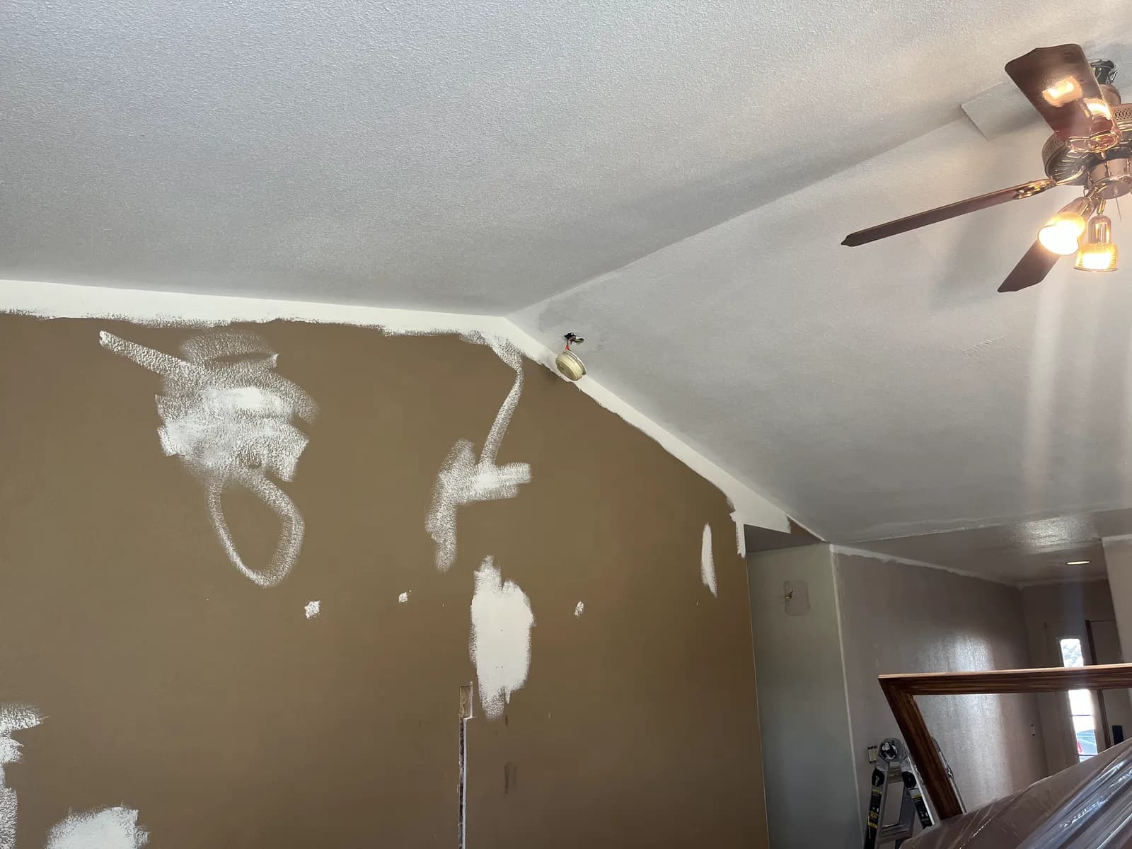 Drywall patching and paint prep by ORC in Cedar Rapids