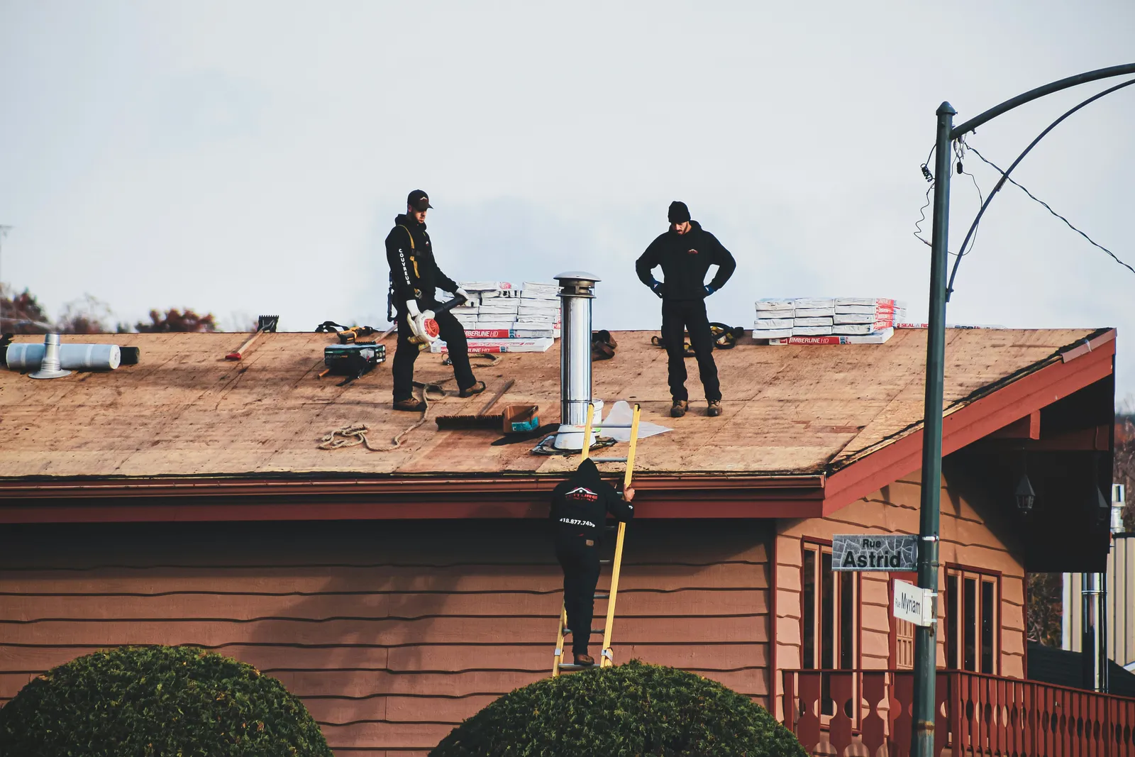 Emergency roof repair by ORC in Marion, Iowa